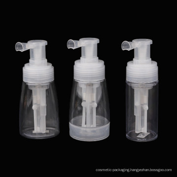 110ml 140ml 180ml Clear Plastic Dry Powder Sprayer Food Grade Talcum Powder Bottle (NB1112)